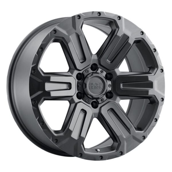 WANAKA MATTE BLACK 8,5x17 6/139,7 ET12 CB112,1 60°