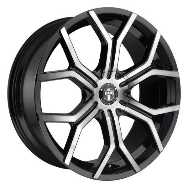 S209 ROYALTY GLOSS MACHINED DOUBLE DARK TINT 9,5x22 6/120/132 ET30 CB74,6 60°