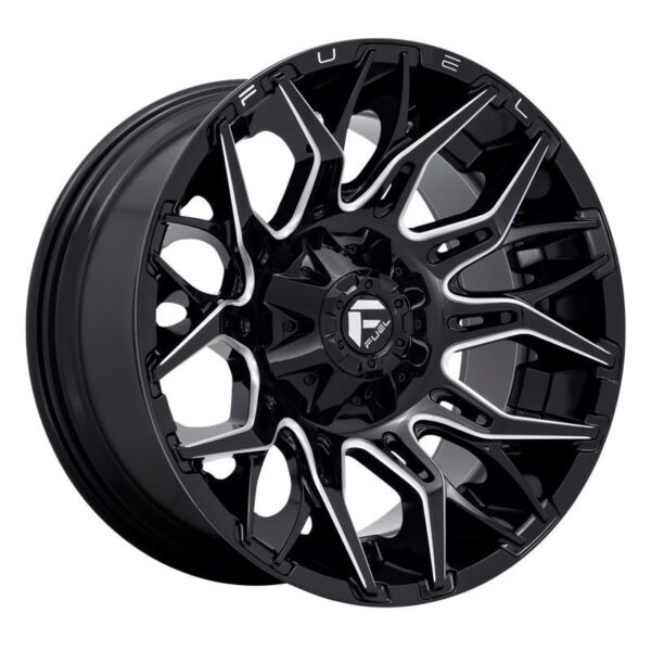 D769 TWITCH GLOSSY BLACK MILLED 9x20 8/180 ET1 CB124,2 60°