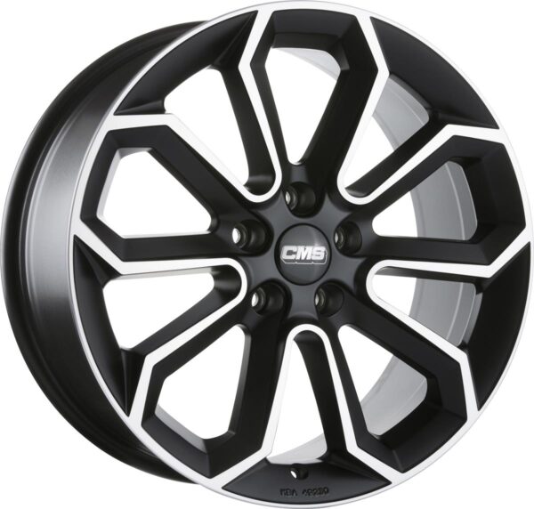 CMS C20 Diamond Matt Black 8x18 5/112 ET35 CB66,5 R13