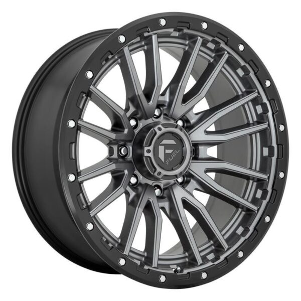 D680 REBEL MATTE GUN METAL BLACK BEAD RING 9x18 5/127 ET1 CB71,5 60°
