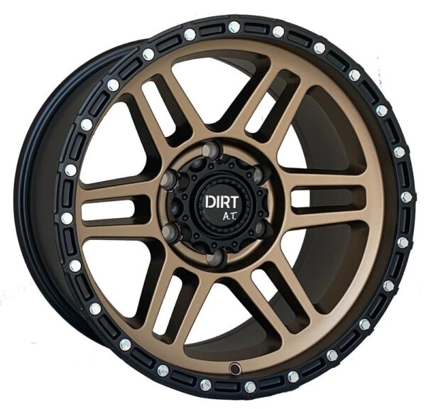 D111 Bronze black lip 9x17 6/139,7 ET12 CB106,1 60°
