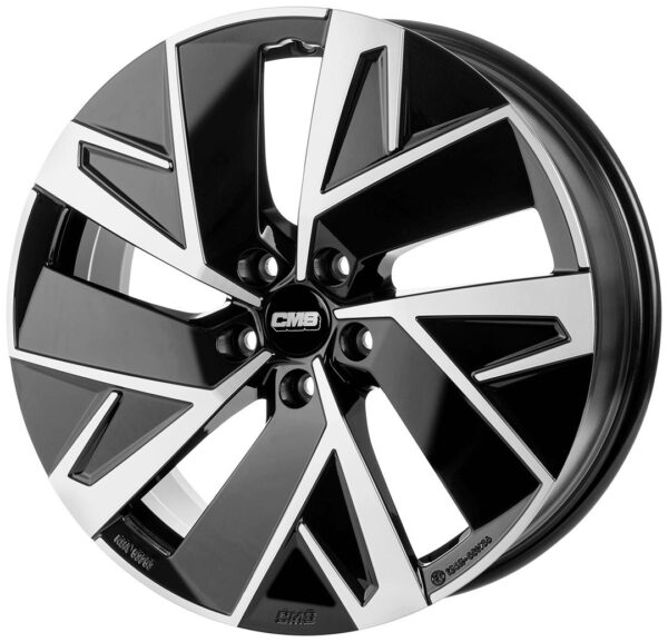 CMS C32-AERO Diamond Black Gloss 7,5x19 5/112 ET32 CB66,5 (long bolt MB) R14