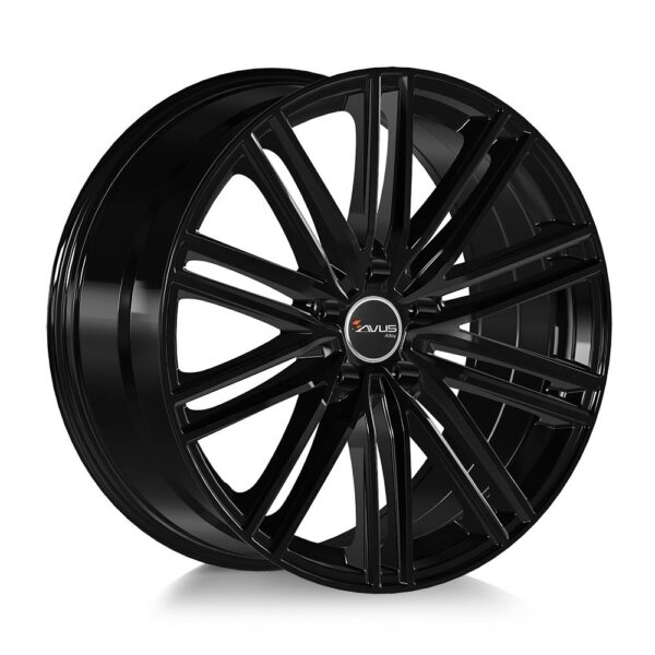 AVUS AC-M08 Black 10x22 5/130 ET50 CB71,6 R14