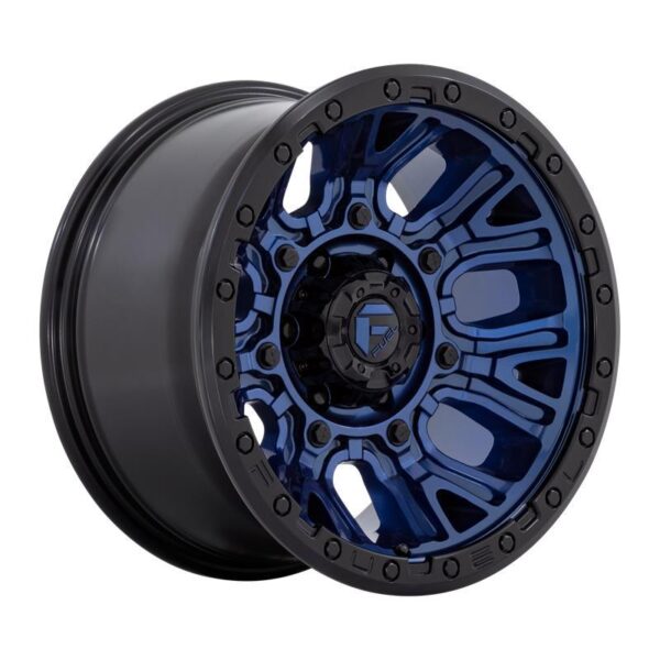 D827 TRACTION DARK BLUE W/ BLACK RING 10x20 6/135 ET-18 CB87,1 60°