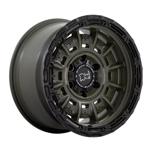 LEGION OLIVE DRAB GREEN W/ BLACK LIP 10x20 6/135 ET-18 CB87,1 60°