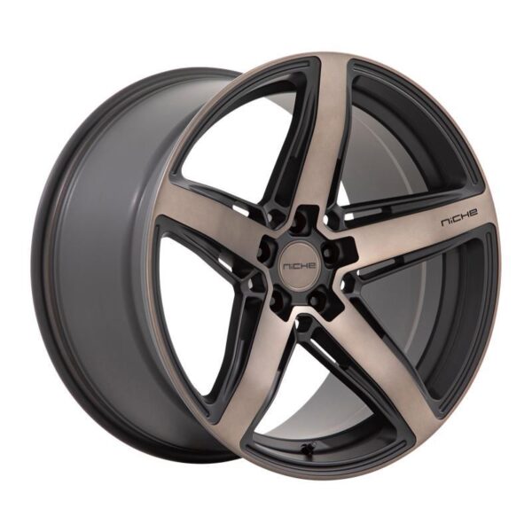 M271 TERAMO MATTE BLACK W/ DOUBLE DARK TINT FACE 9,5x20 5/114,3 ET25 CB70,7 60°
