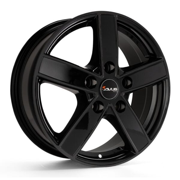 AVUS AC-V51 Black 7x17 5/160 ET55 CB65,1 60°