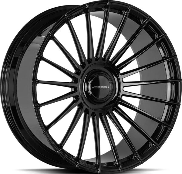 VOSSEN HF8 Gloss Black 9,5x22 5/112 ET15 CB66,6 60°