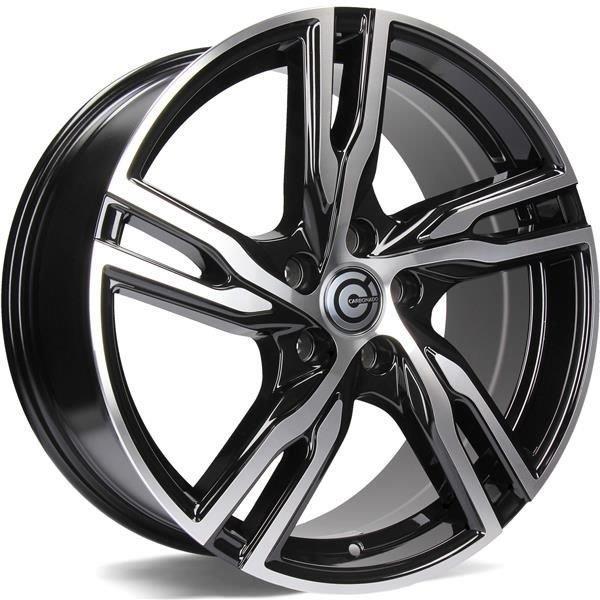 Punch Black Front Polished 8x18 5/108 ET45 CB67,1 60°