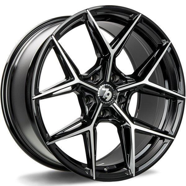 SCF-B Black Front Polished 8x18 5/112 ET35 CB66,5 60°
