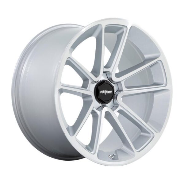R192 BTL GLOSS SILVER W/ MACHINED FACE 11x22 5/112 ET20 CB66,6 60°