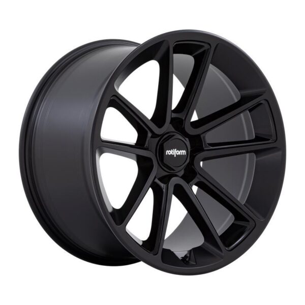 R194 BTL MATTE BLACK W/ BLACK CAP 11x21 5/112 ET28 CB66,6 60°