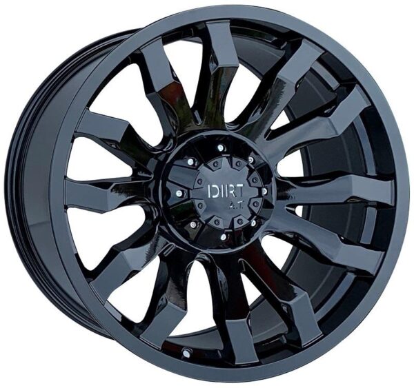 D126 Glossblack 9x20 5/120/127 ET20 CB74,1 60°