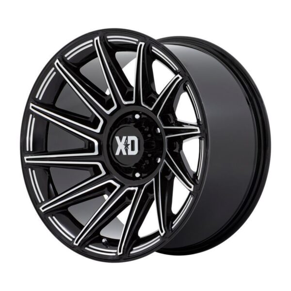 XD867 SPECTER GLOSS BLACK MILLED 10x20 8/180 ET-18 CB124,2 60°