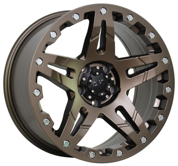 D66 Bronze Chrome rivets 9x18 6/139,7 ET25 CB106,1 60°