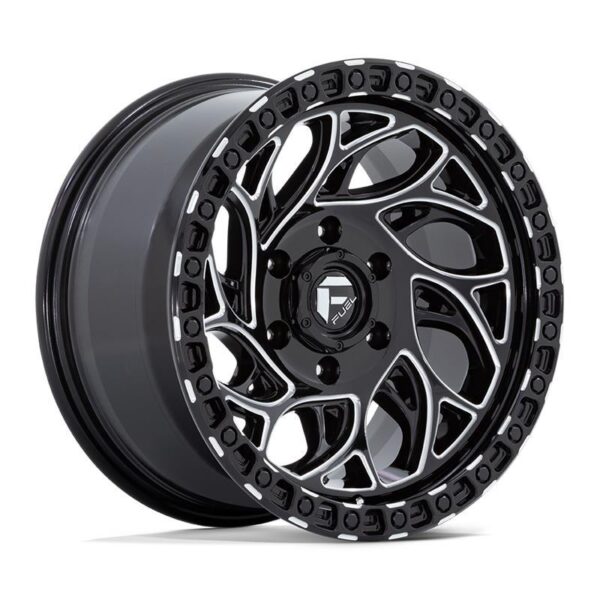 D840 RUNNER OR GLOSS BLACK MILLED 8x15 5/139,7 ET-19 CB108,0 60°