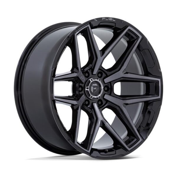 FLUX GLOSS BLACK BRUSH FC GRAY DDT 9x20 6/120 ET20 CB66,9 60°