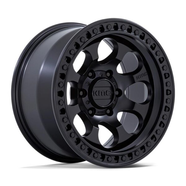 KM550 RIOT SBL SATIN BLACK 9x18 6/120 ET18 CB66,9 60°