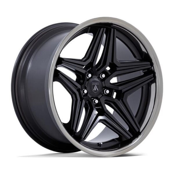 ABL-46 DUKE SATIN BLACK W/ DDT LIP 10,5x22 5/120 ET18 CB74,1 60°