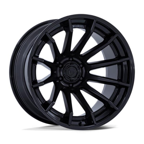 FC403 BURN MATTE BLACK W/ GLOSS BLACK LIP 12x22 6/139,7 ET-44 CB106,1 60°