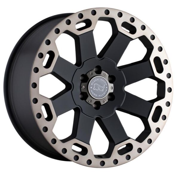 WARLORD MATTE BLACK W/ MACHINED DARK TINT 8x17 5/114,3 ET35 CB76,1 60°