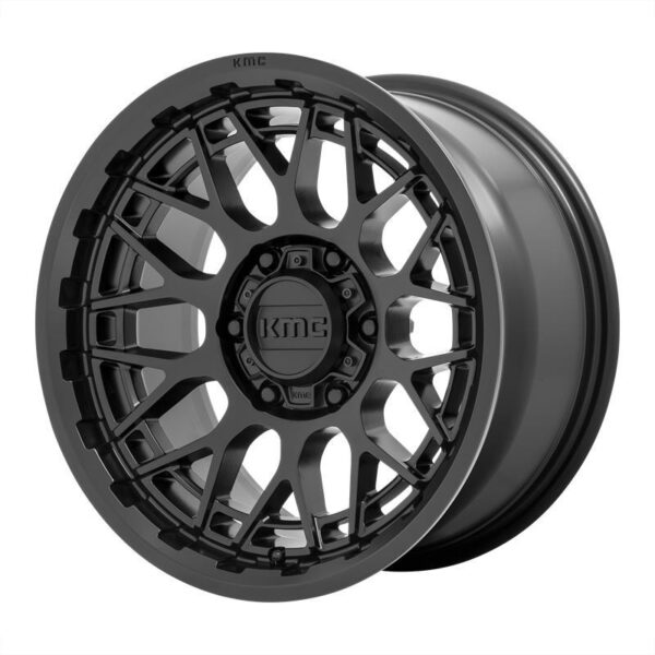 KM722 TECHNIC SATIN BLACK 9x18 6/135 ET0 CB87,1 60°