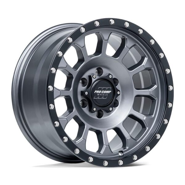 PA34 ROCKWELL MATTE GRAPHITE W/ BLACK LIP 8,5x17 5/127 ET0 CB71,5 60°