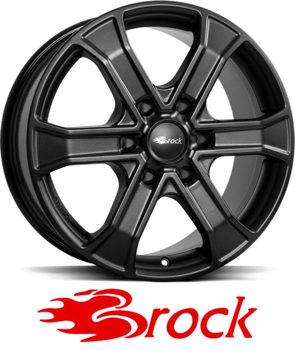 BROCK RC31 Black Matt 7x17 6/120 ET45 CB74,6 60°