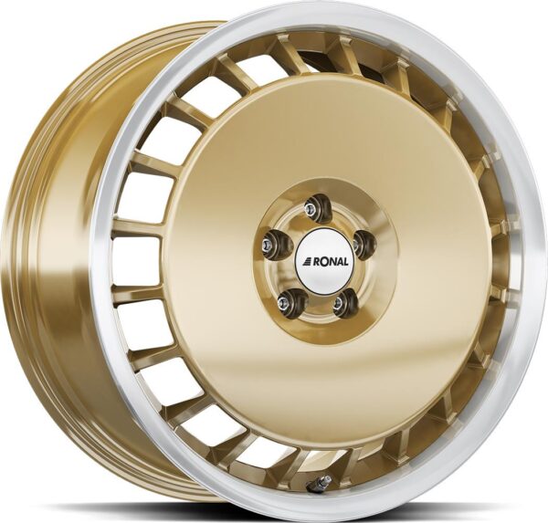 RONAL R50 AERO Racing Gold Rim Lip Cut 8x18 5/120 ET50 CB65,1 R14