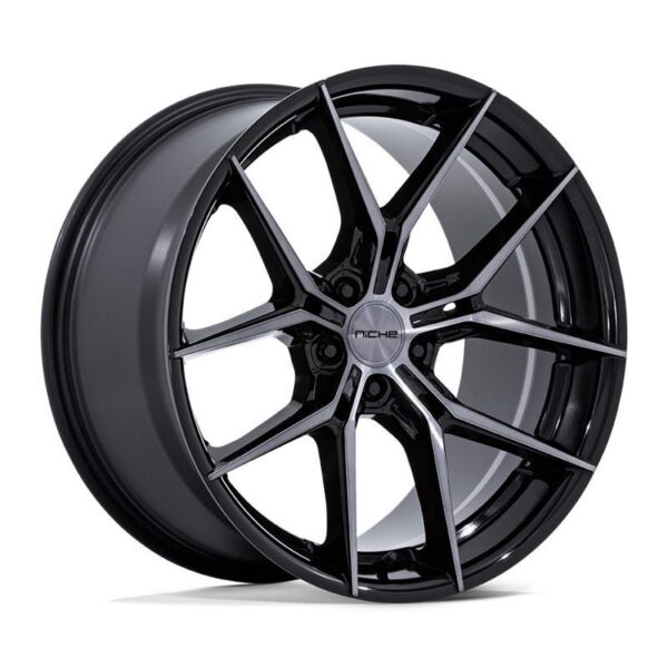 NC279 PRODIGY 5 GLOSS BLACK DARK TINTED CLEAR 11x20 5/120 ET50 CB66,9 60°