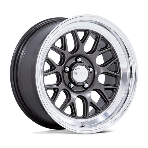 VN516 G-FORCE MATTE ANTHRACITE W/ DIAMOND CUT LIP 8,5x20 5/127 ET6 CB78,1 60°