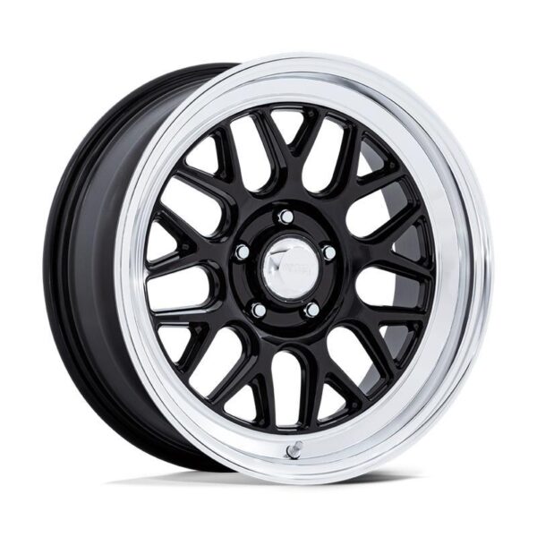 VN516 G-FORCE GLOSS BLACK W/ DIAMOND CUT LIP 8x17 5/114,3 ET20 CB72,6 60°