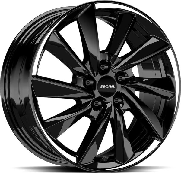 RONAL R70 Jet Black White Tail 8,5x18 5/114,3 ET40 CB64,1 60°