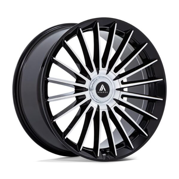 AB048 VICEROY GLOSS BLACK W/ MACHINED FACE 10x24 5/130 ET20 CB84,1 60°