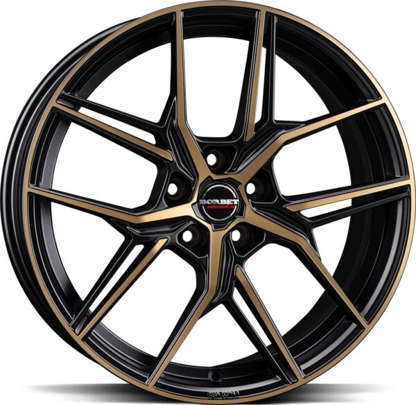 BORBET QX Black Bronze Matt 8x19 5/112 ET49 CB66,5 60°