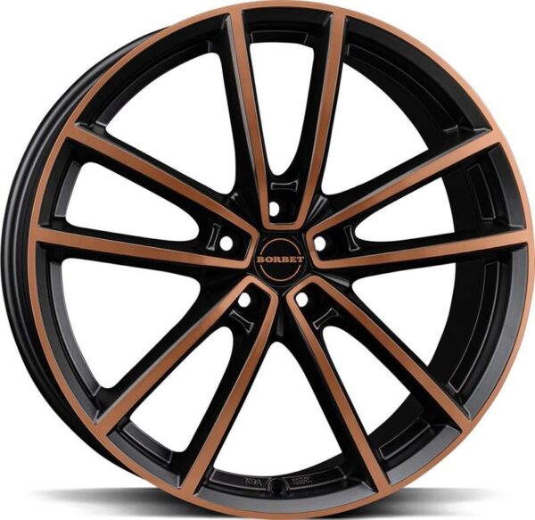BORBET W Black Copper Polished Matt 8x20 5/112 ET41 CB57,1 R13