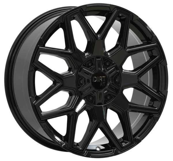 D212 Glossblack 8x17 6/120/130 ET48 CB84,1 60°