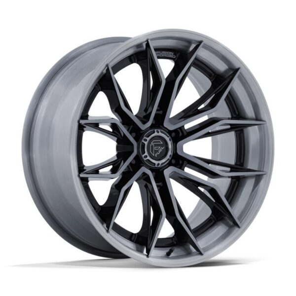 FC404 MUTINY GLOSS BLACK BRUSHED DARK TINT 9x20 6/135 ET1 CB87,1 60°