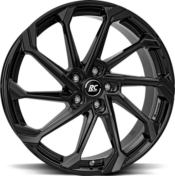 BROCK RC36 Shiny Black 10x20 5/112 ET58 CB57,1 R14