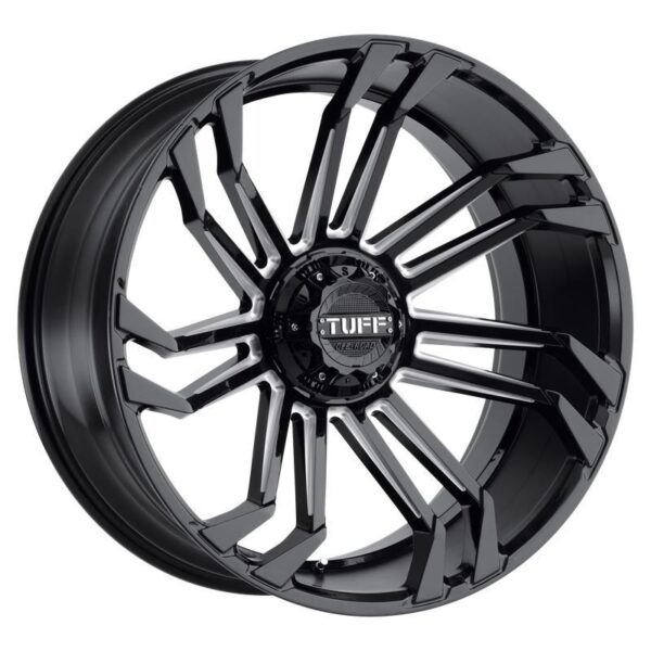 GLOSS BLACK W/ MILLED SPOKES 10x20 8/180 ET-23 CB125,1 60°