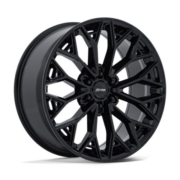 PE006 P5E GLOSS BLACK 9,5x22 6/135 ET30 CB87,1 60°