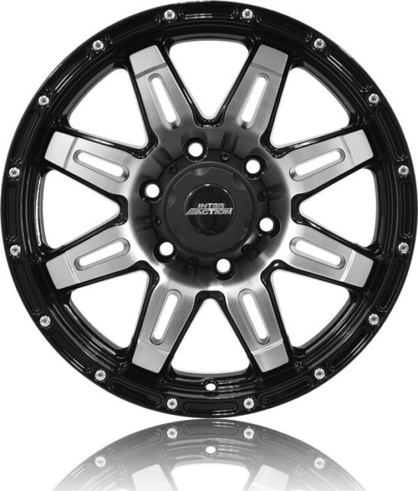 GRABBER Gloss Black Polished 8x17 6/139,7 ET25 60°