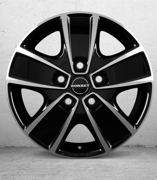 CWG Gloss Black Polished 6x16 5/130 ET68 60°