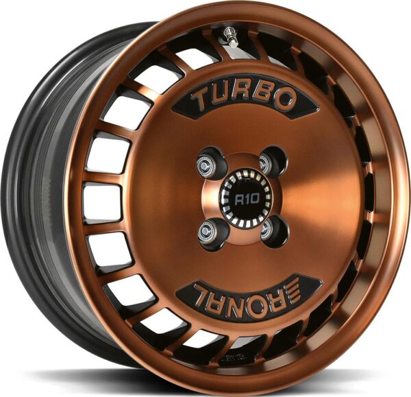 RONAL R10 TURBO Copper Matt Front Diam Cut 7x15 4/100 ET28 CB68,0 60°