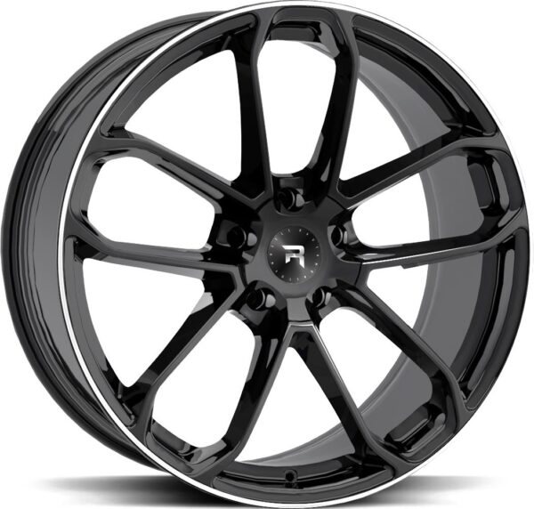 R-SERIES R14 Black Pol 11x21 5/112 ET14 CB66,6 R14