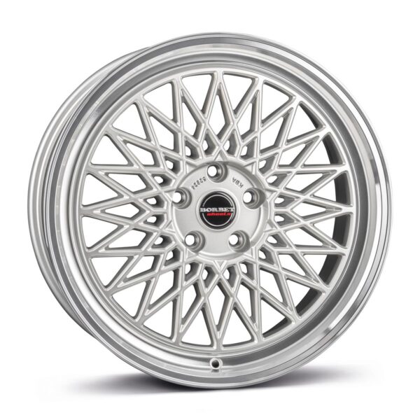 BORBET B Silv Rim Pol 7x17 4/108 ET20 CB65,1 60°
