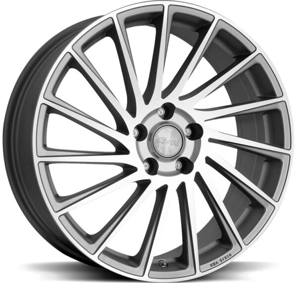 BROCK B39 Ferric Grey Pol 7,5x18 5/98 ET35 CB58,1 60°