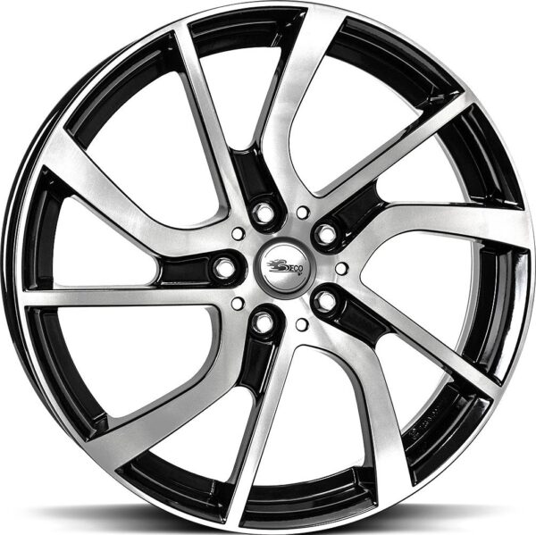 BROCK eB1 Black Full Pol 5x19 5/112 ET43 CB66,6 60°