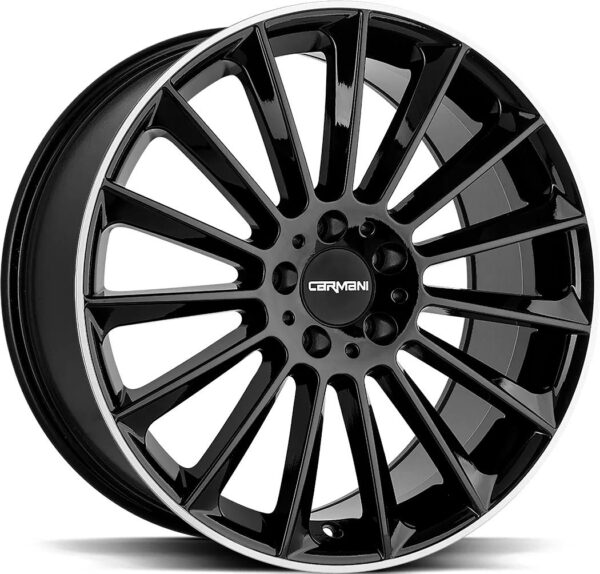 CARMANI Fritz Black Lip Pol 11x22 5/112 ET15 CB66,6 60°